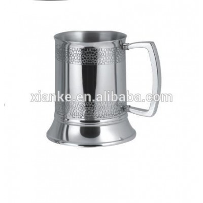 Top Grade 16oz Double Wall Stainless Steel Beer Glass Wine Cup