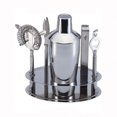 Luxury Stainless steel cocktail gift set bartender kit price cocktail bar set