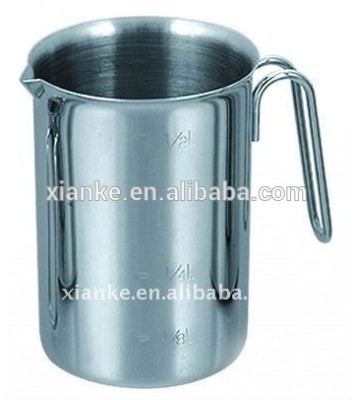 Good Quality Stainless Steel Water Mugs Measuring Cup With Handle